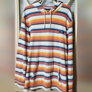 L.L. Bean Vibrant Striped Hoodie, Traditional Fit